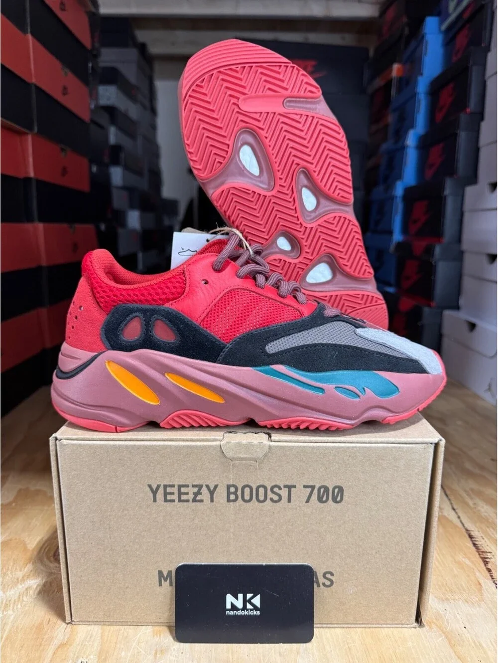 Adidas Yeezy Boost 700 'Hi-Res Red' HQ6979 BRAND NEW MENS SIZE 6.5